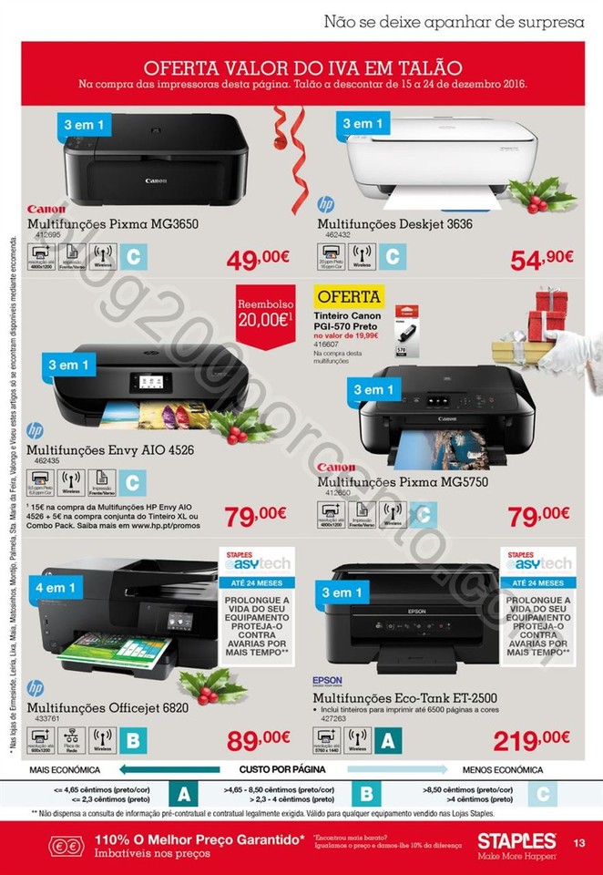 Antevisão Folheto STAPLES Promoções de 28 novem