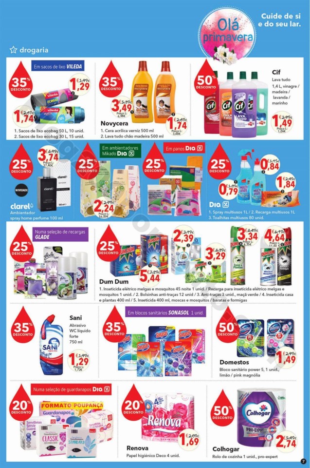 Antevisão Folheto CLAREL Promoções de 25 abril 