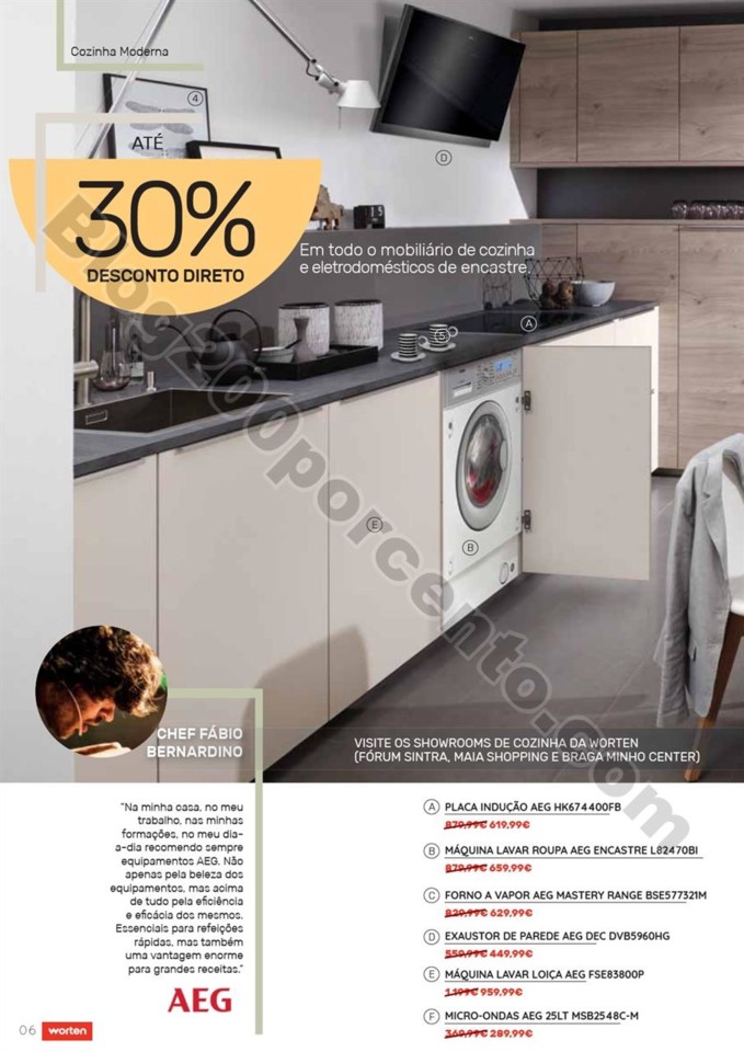 Antevisão Folheto WORTEN cozinhas promoções de 