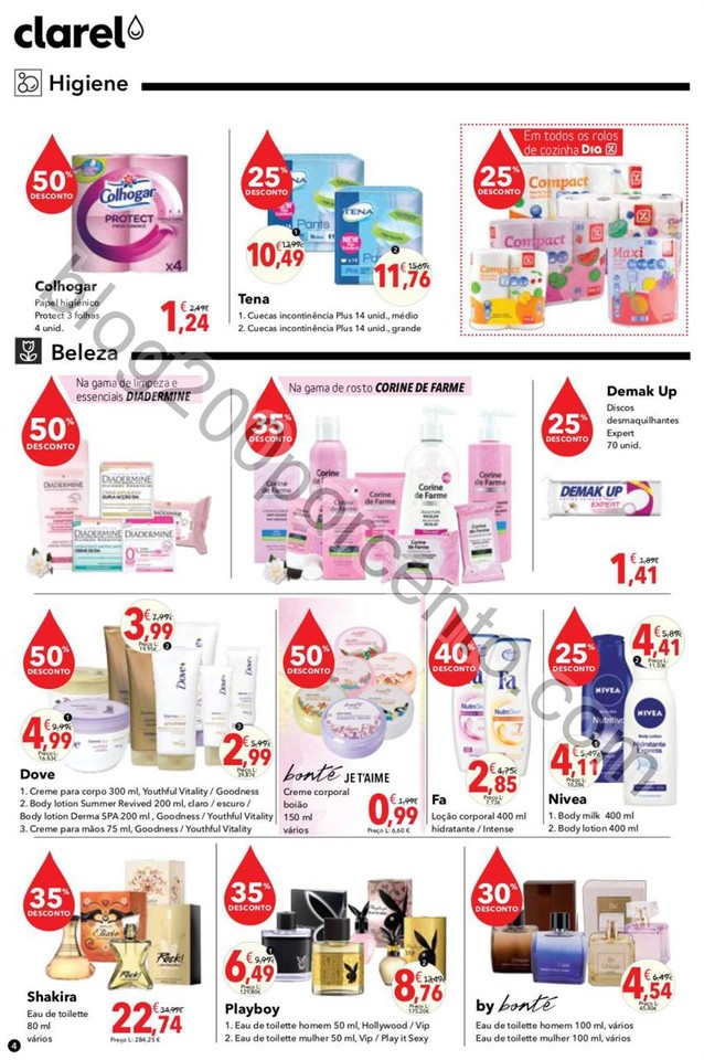 Antevisão Folheto CLAREL promoções de 29 setemb