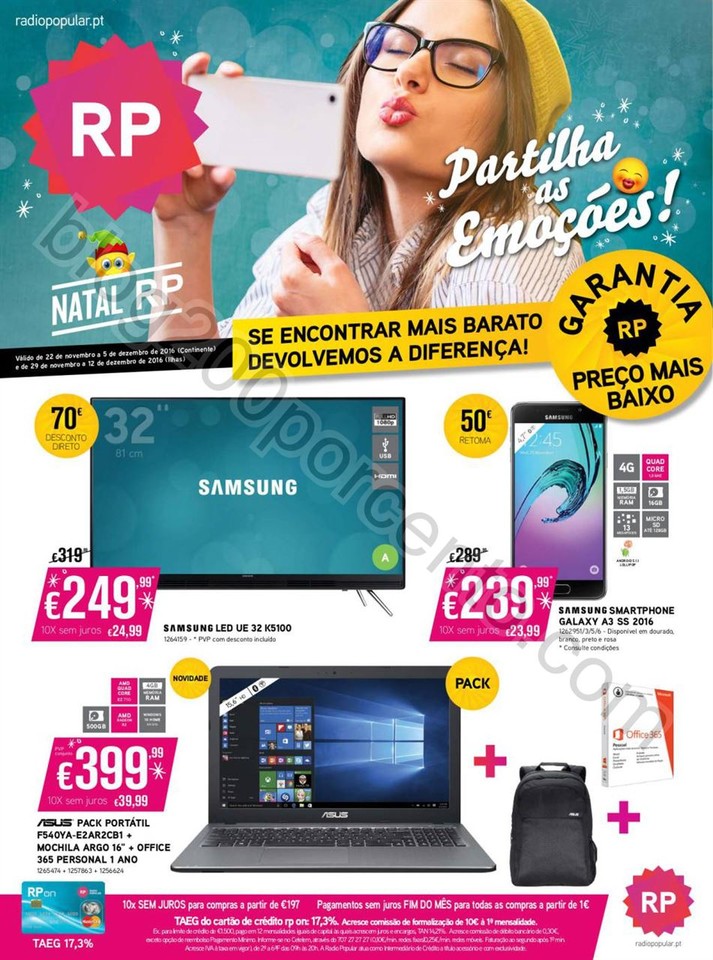 Antevisão Folheto RADIO POPULAR Promoções de 22