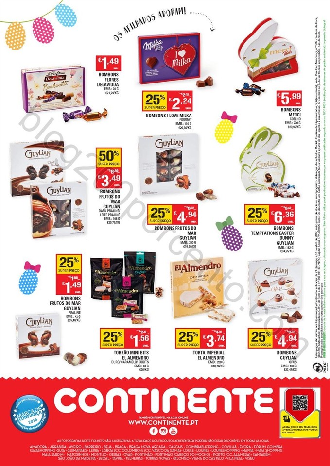 Antevisão Folheto CONTINENTE Páscoa Promoções 