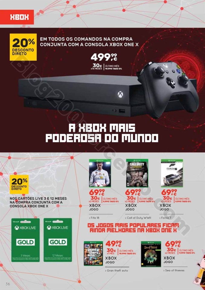 Antevisão Folheto WORTEN Gaming promoções de 26