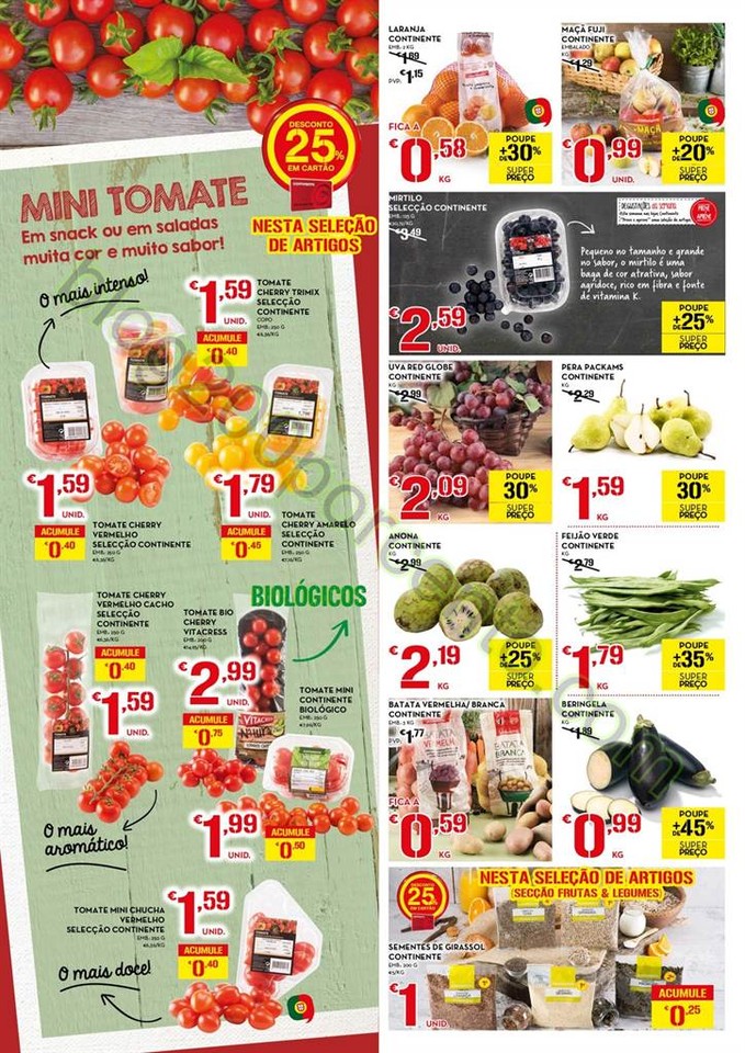 Antevisão Folheto CONTINENTE promoções de 29 ma