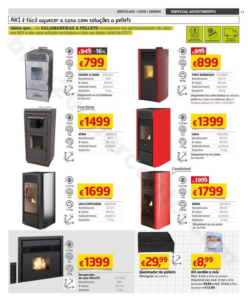 Novo Folheto AKI Aquecimento promoções até 28 f