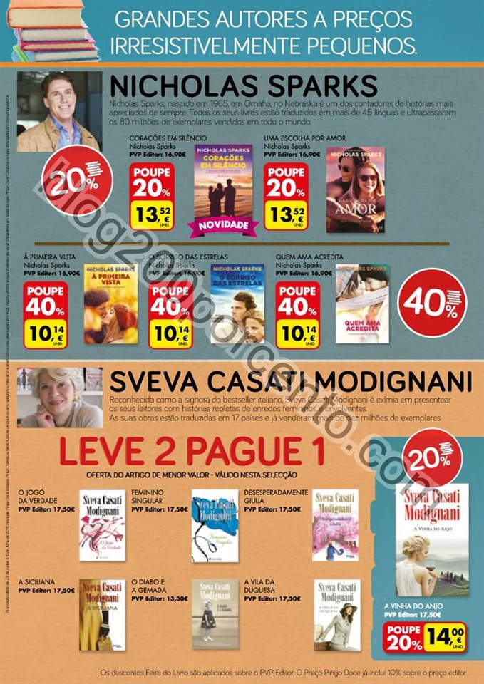 Antevisão Folheto PINGO DOCE feira do Livro de 23