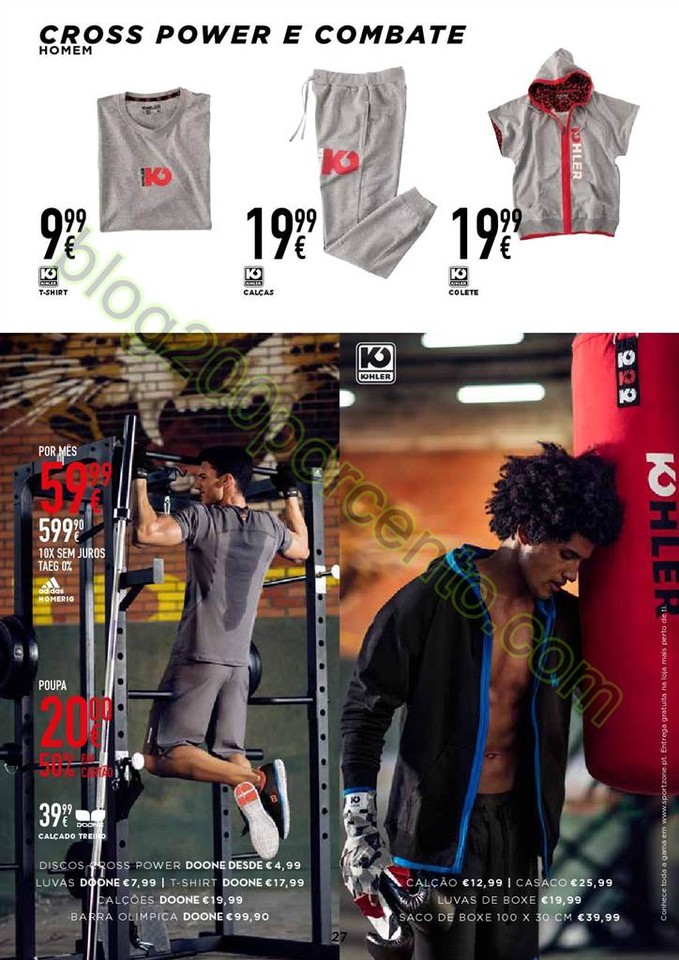 Novo Folheto SPORT ZONE promoções de 28 março a