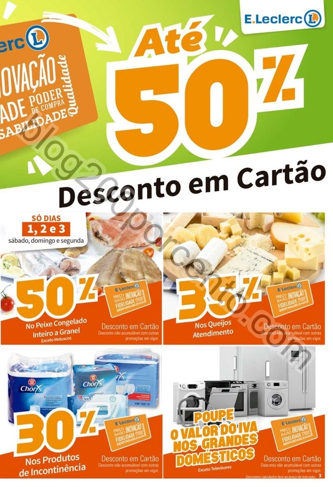 Antevisão Folheto E-LECLERC Promoções de 27 set