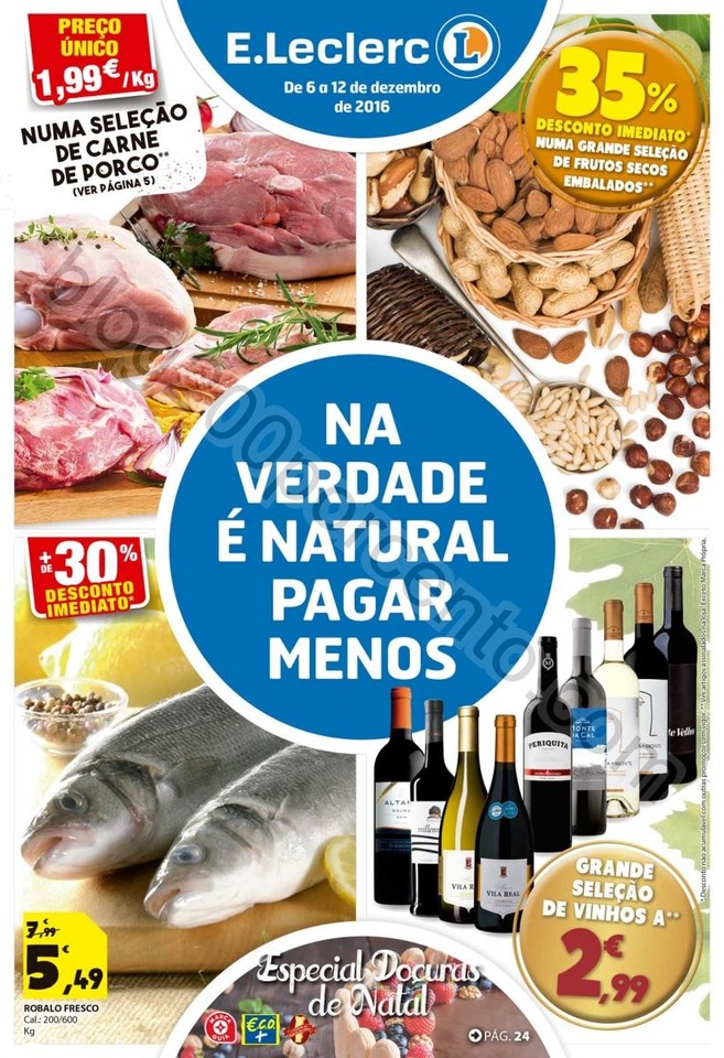 Antevisão Folheto E-LECLERC Promoções de 6 a 12