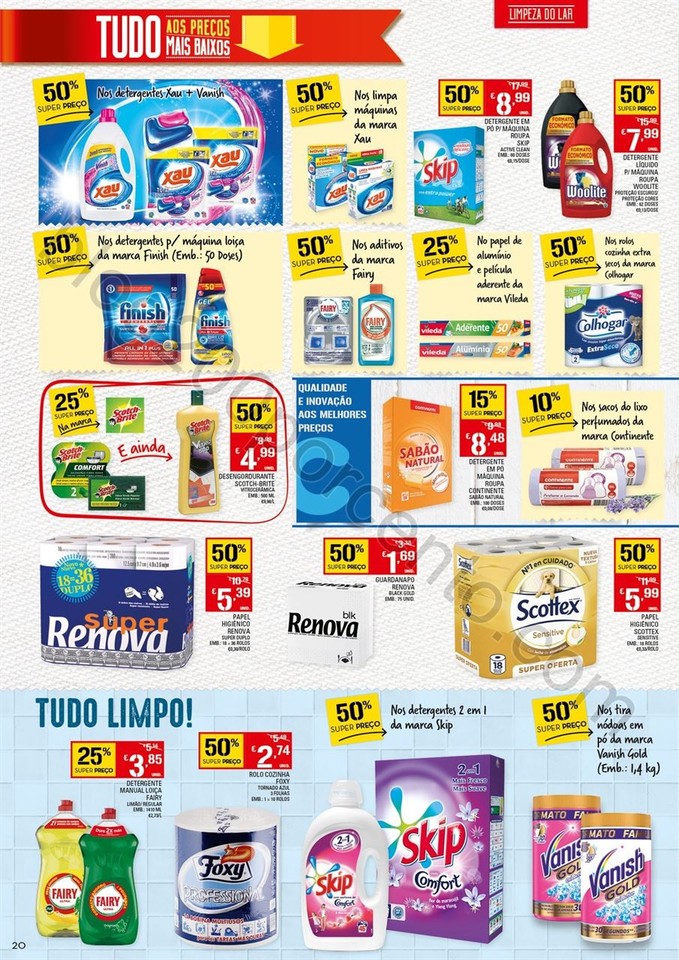 Antevisão Folheto CONTINENTE Promoções de 4 a 1