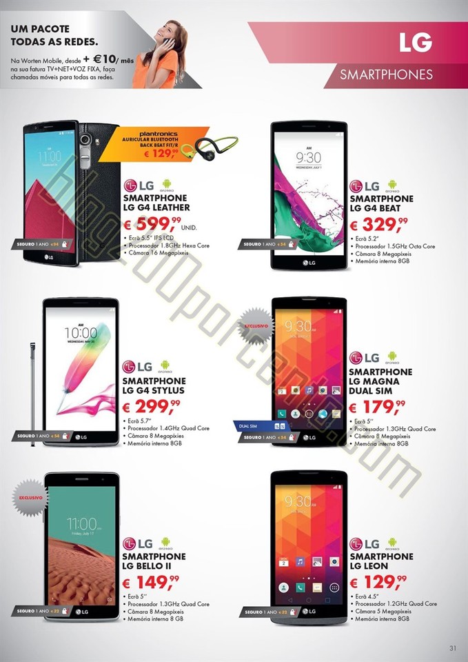 Novo Folheto WORTEN Mobile promoções de 3 a 31 d