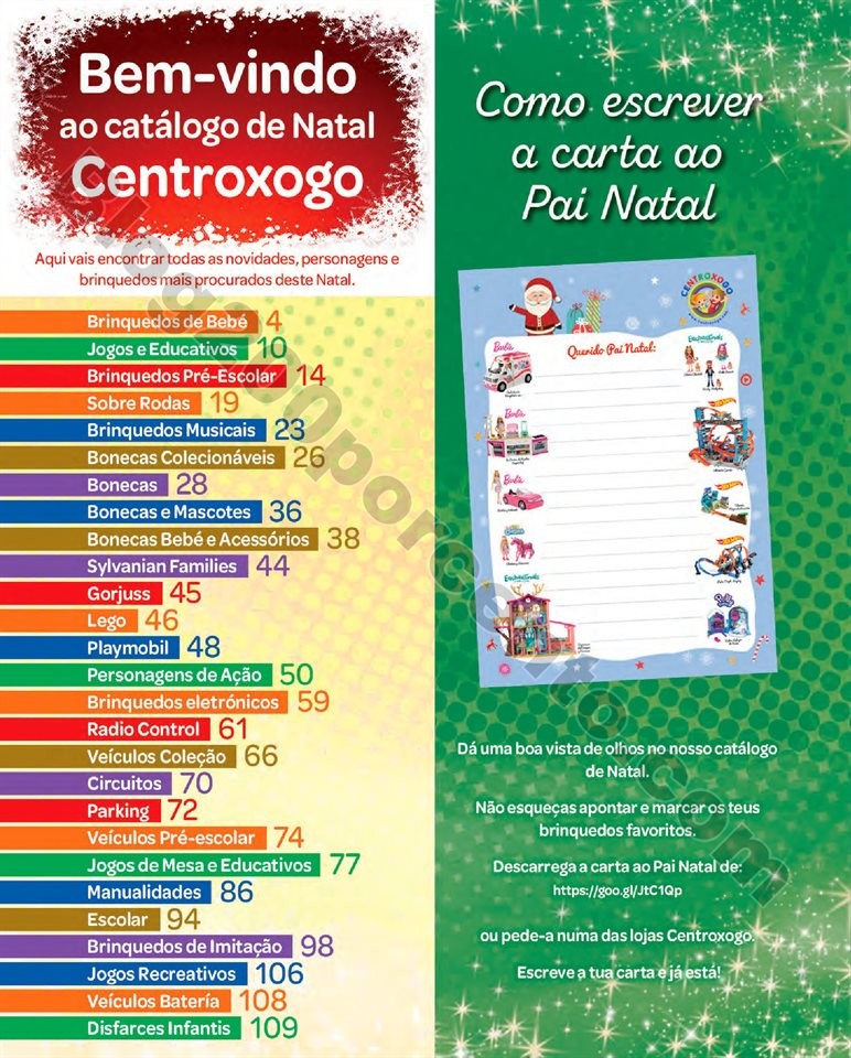 Antevisão Catálogo Brinquedos Natal CENTROXOGO P