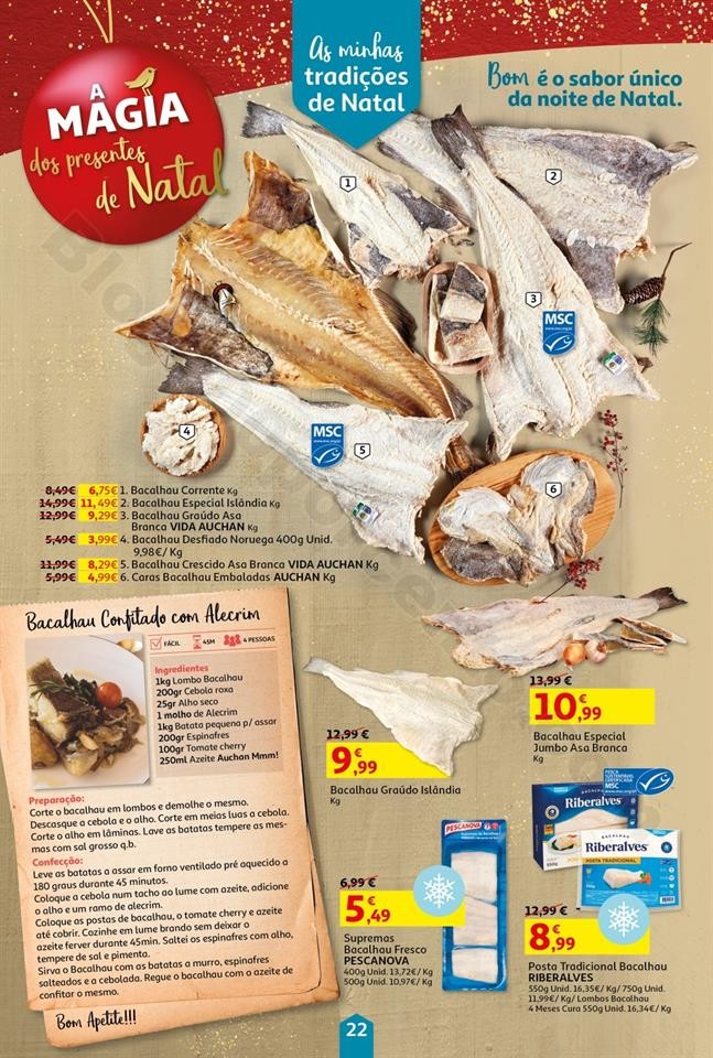 Antevisão Folheto AUCHAN Natal Promoções de 29 