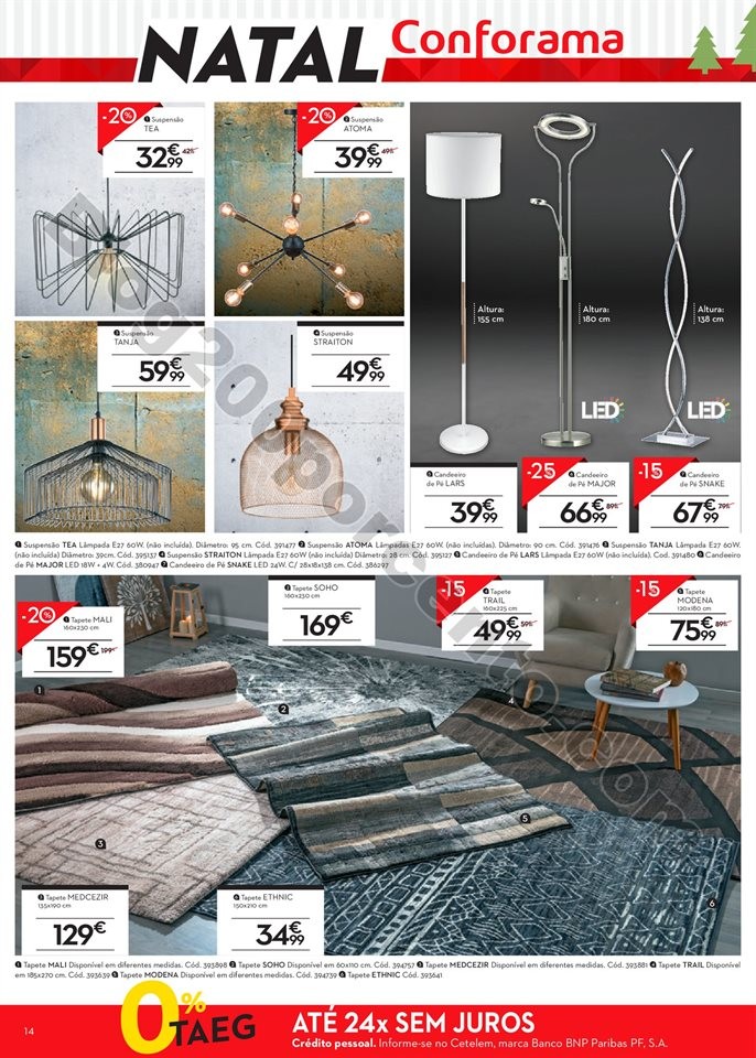 Antevisão Folheto CONFORAMA Natal promoções at