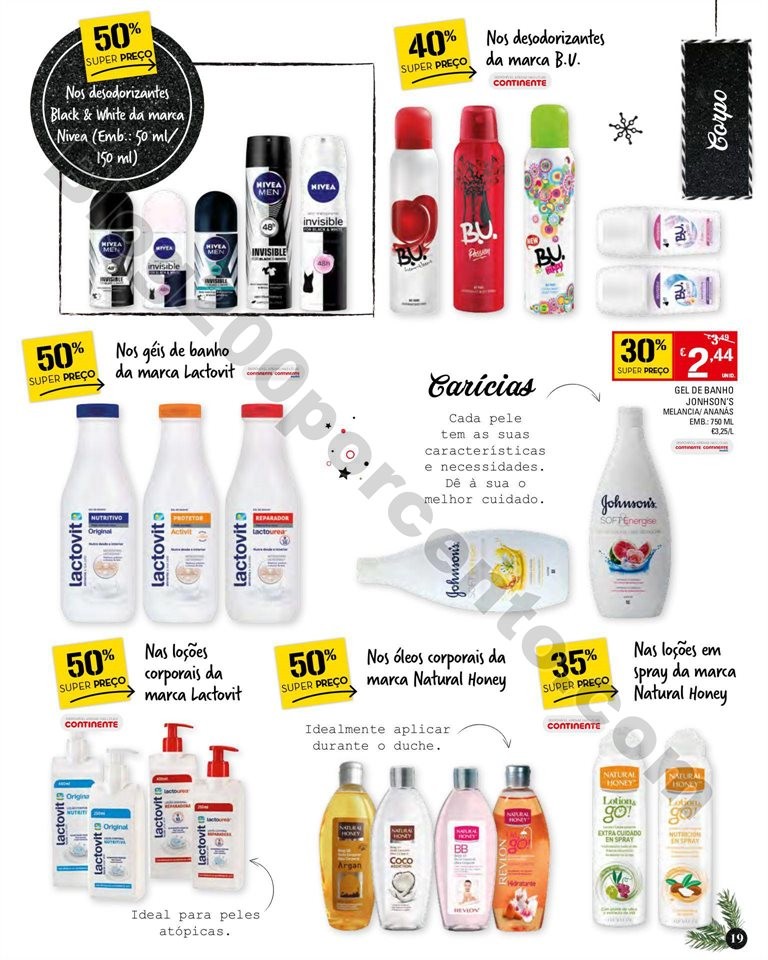 Antevisão Folheto CONTINENTE Fim de ano em Beleza