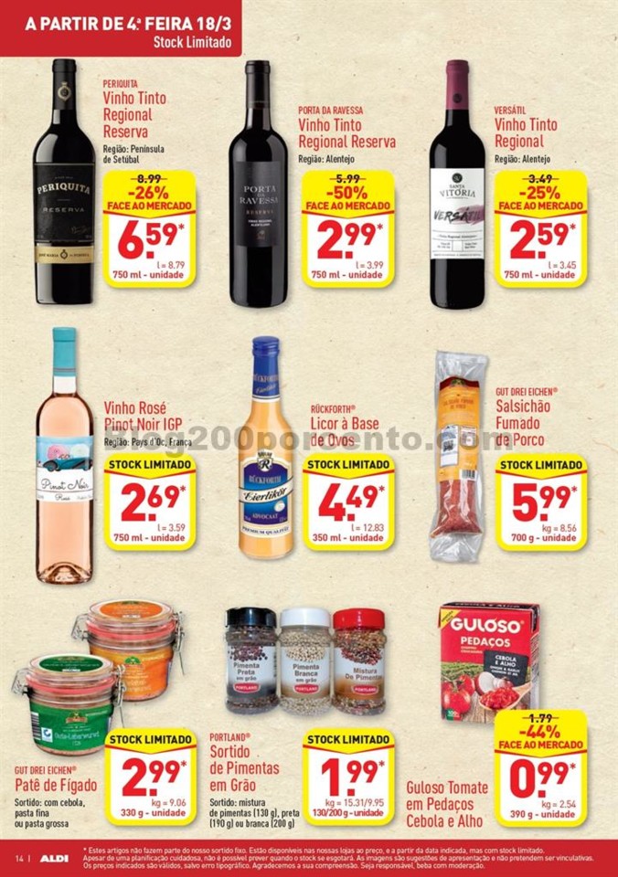 Antevisão Folheto ALDI Promoções a partir de 18