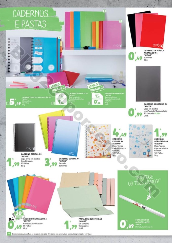 Antevisão Folheto E-LECLERC Regresso às aulas p