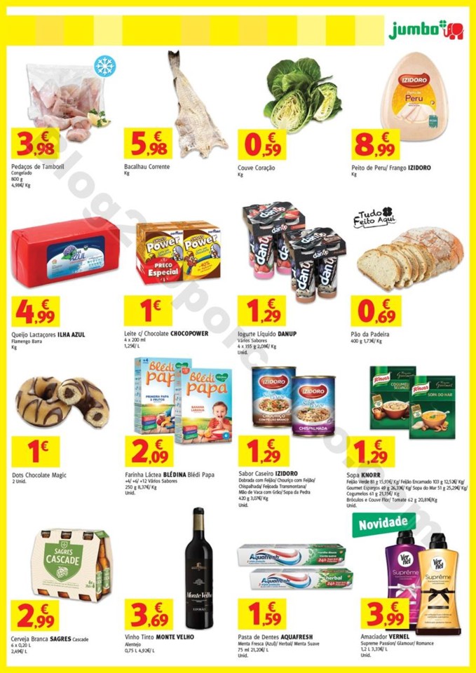 Antevisão Folheto JUMBO Fim de semana promoções