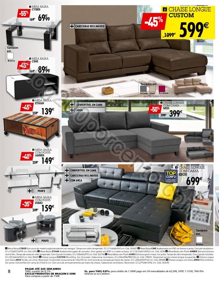 Antevisão Folheto CONFORAMA Promoções de 25 ago