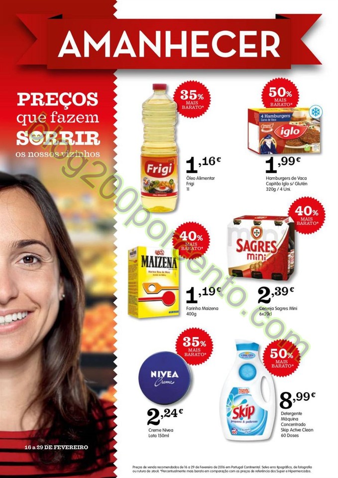 Antevisão Folheto AMANHECER promoções de 16 a 2