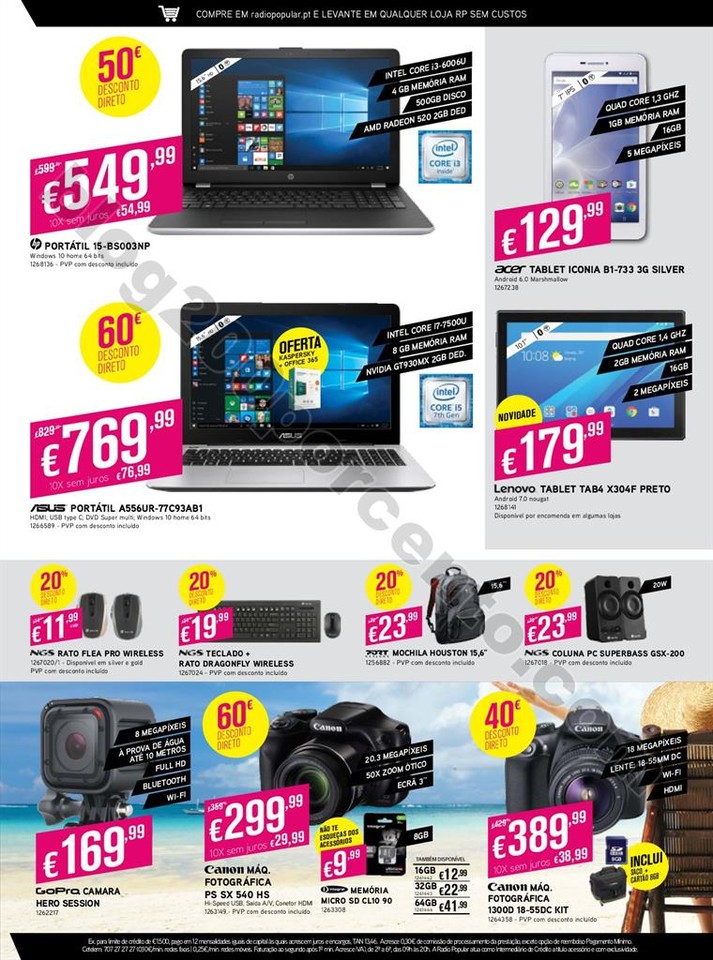 Antevisão Folheto RADIO POPULAR Promoções de 1 