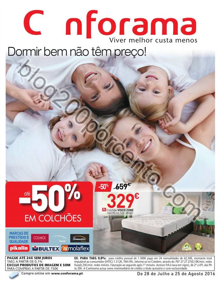 Antevisão Folheto CONFORAMA Promoções de 28 jul