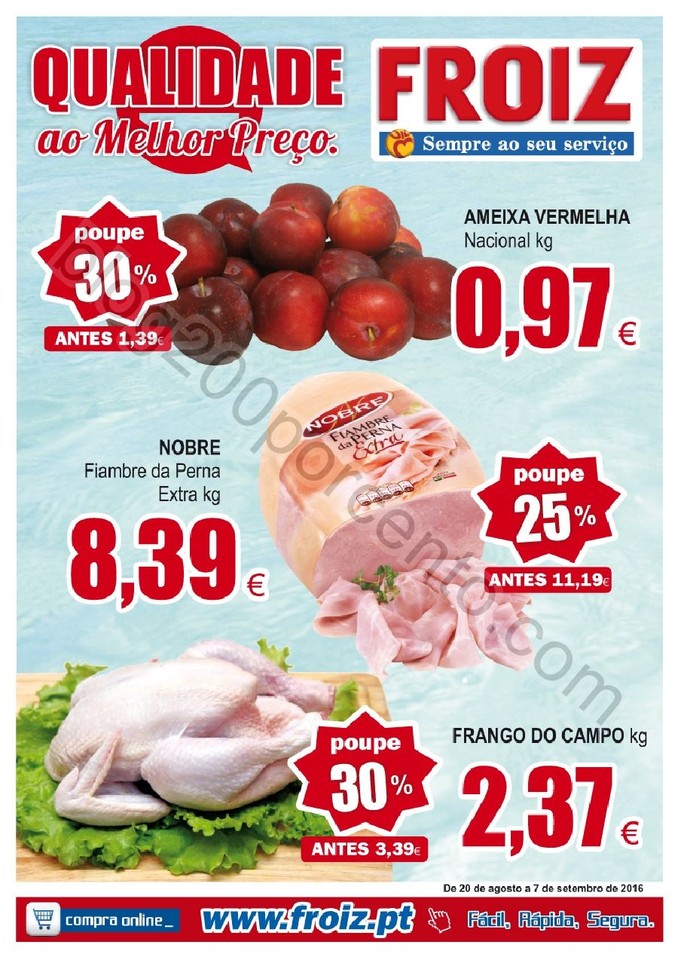 Novo Folheto FROIZ Promoções até 7 setembro p1.