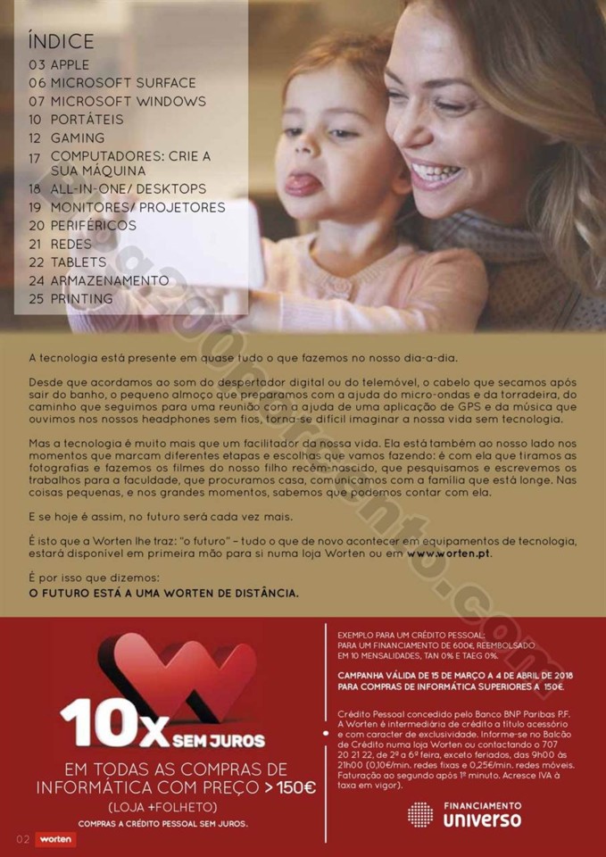 Antevisão Folheto WORTEN Tecnologia promoções d