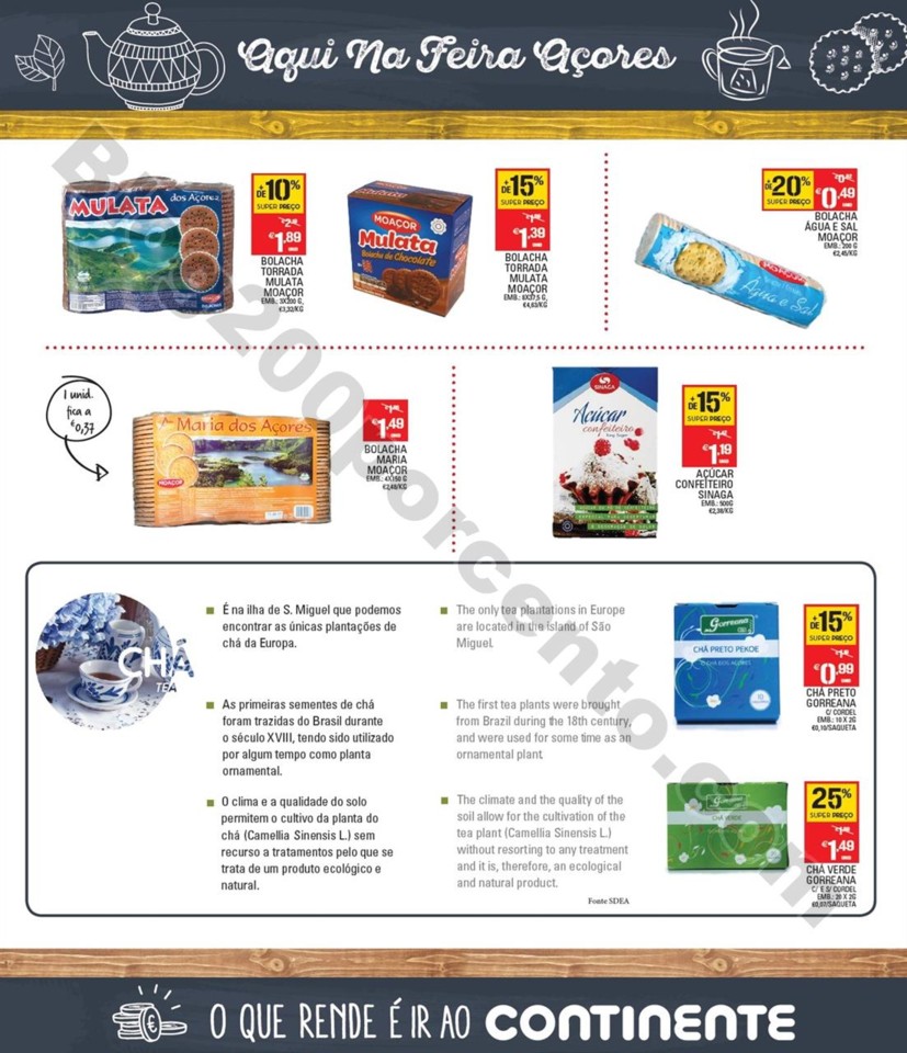 Novo Folheto CONTINENTE Feira Açores Promoções 