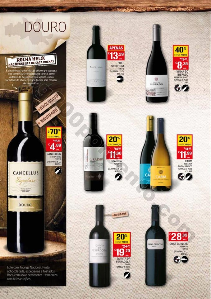 Antevisão Folheto CONTINENTE Vinhos promoções d