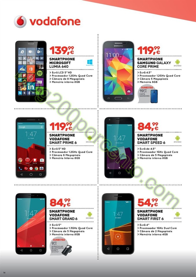 Novo Folheto WORTEN Mobile promoções até 31 mar