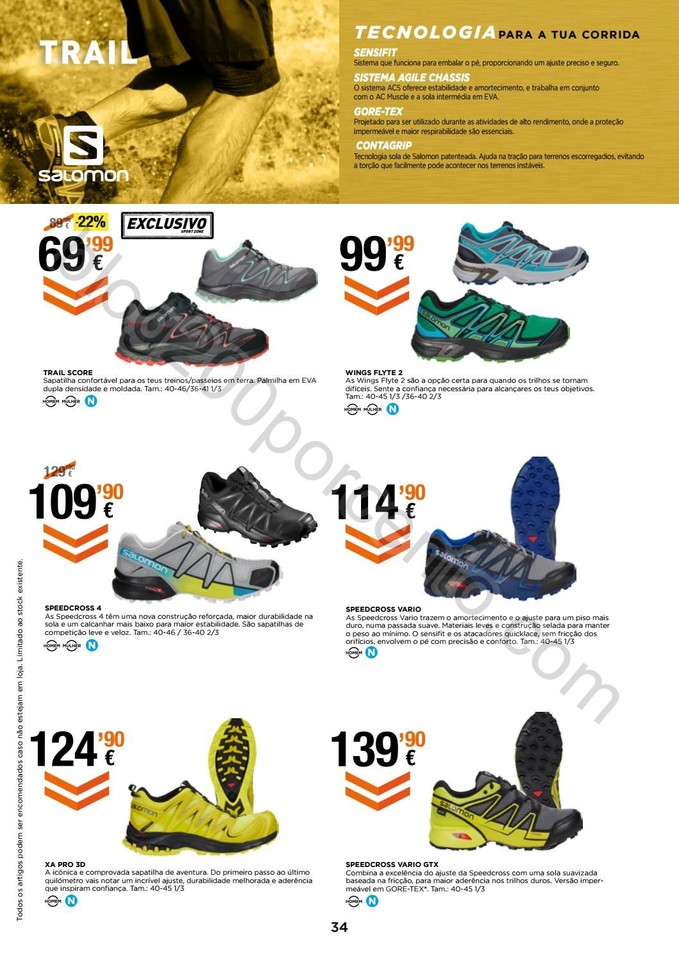 Novo Folheto SPORT ZONE Running de 14 setembro a 1