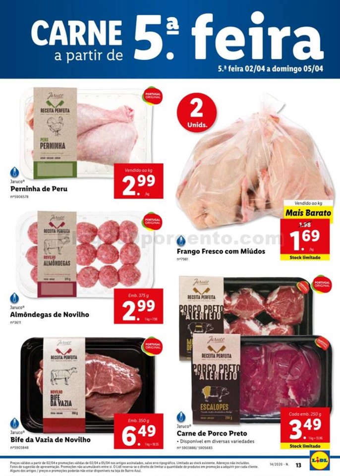 Antevisão Folheto LIDL Promoções de 30 março a