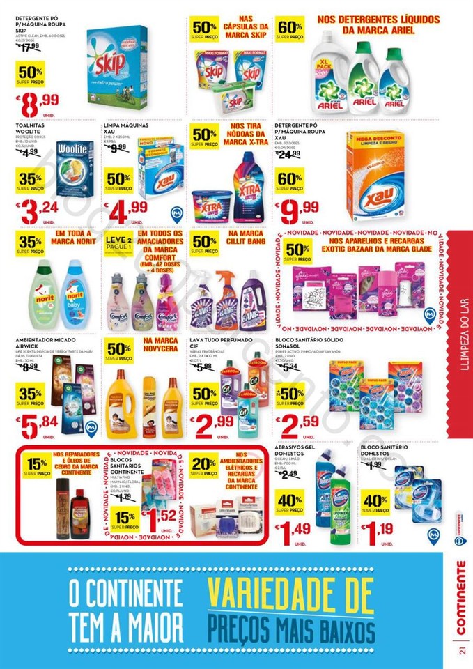 Antevisão Folheto CONTINENTE Promoções de 17 a 