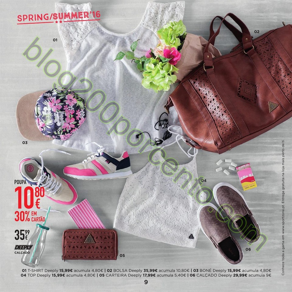 Novo Folheto SPORT ZONE promoções de 9 março a 