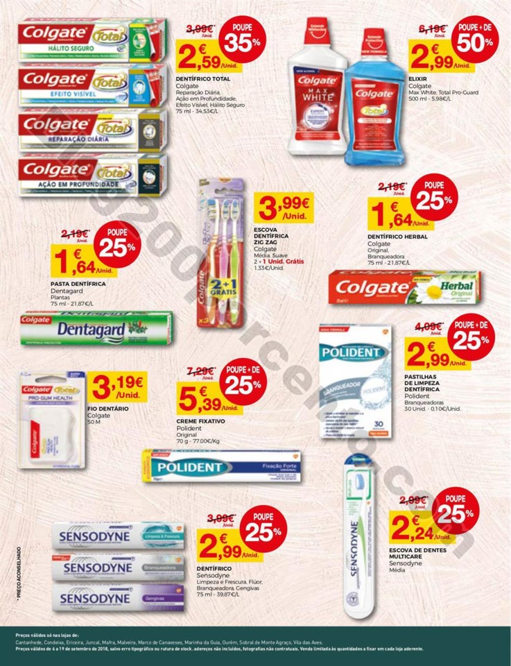 Intermarché extra beleza promoções de 6 a 19 se
