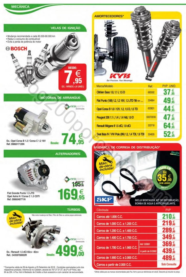 Antevisão Folheto FEU VERT Promoções de 29 agos