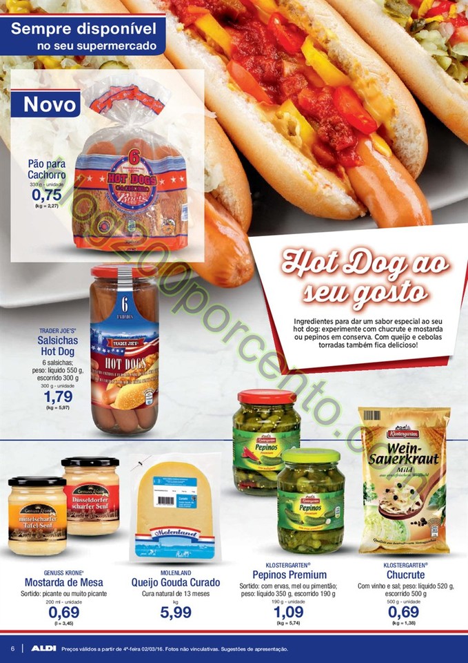 Antevisão Folheto ALDI promoções a partir de 2 