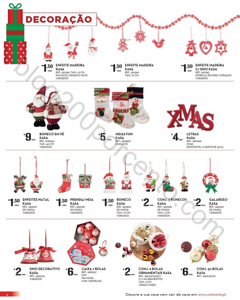 Antevisão Folheto CONTINENTE Catalogo Natal de 1 