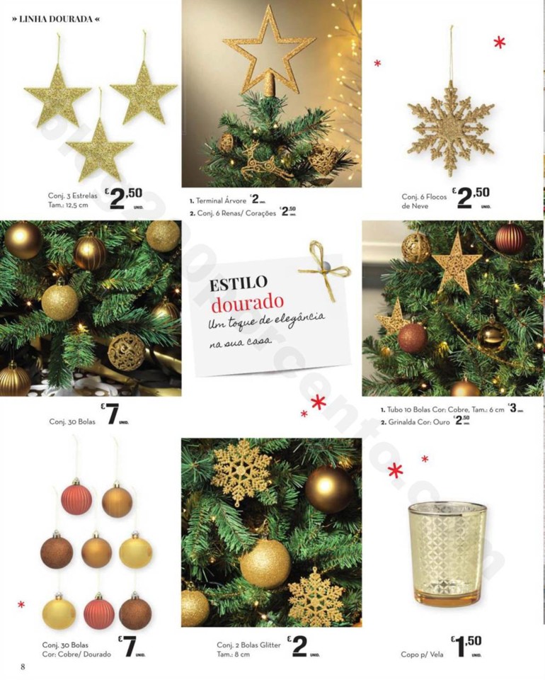 Antevisão Folheto NATAL Modelo decoração Natal 