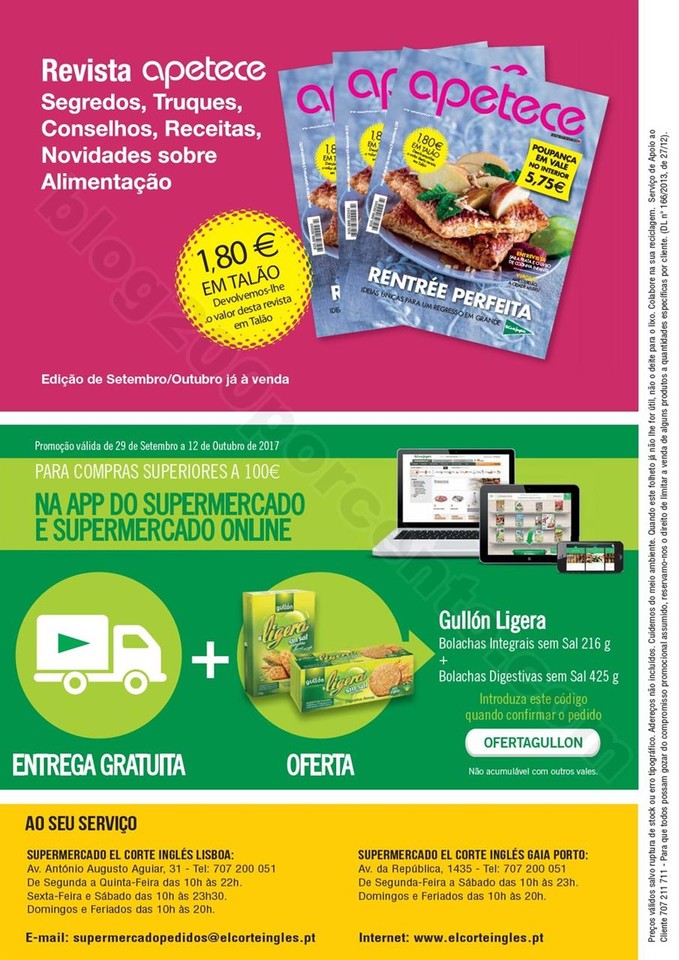 Antevisão Folheto EL CORTE INGLÉS Promoções de