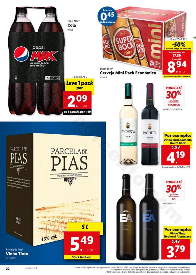 Antevisão Folheto LIDL Promoções de 18 a 24 nov