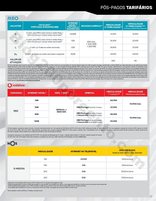 Antevisão Folheto WORTEN Mobile Promoções de 27