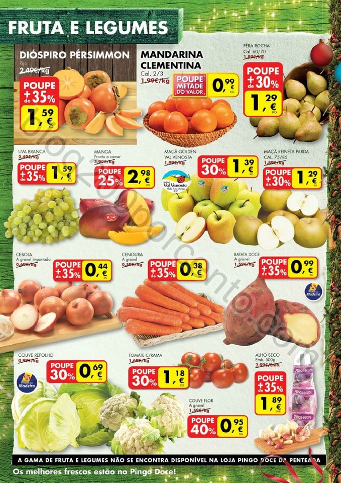 Antevisão Folheto PINGO DOCE Madeira de 29 novemb
