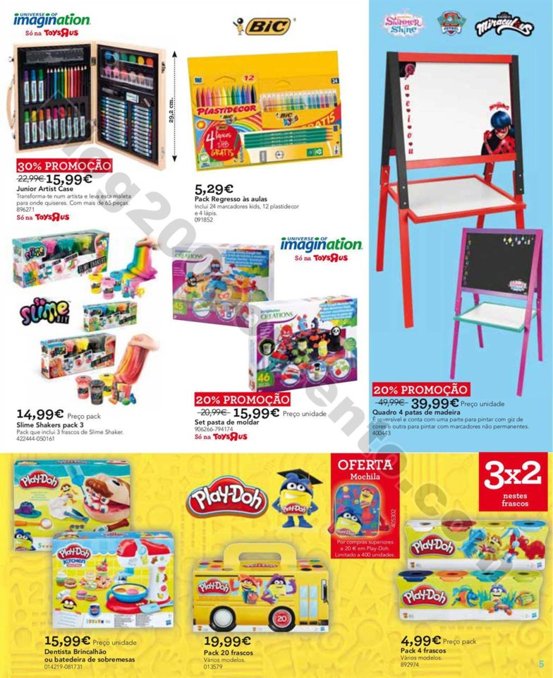 Antevisão FOlheto TOYSRUS Regresso às aulas prom