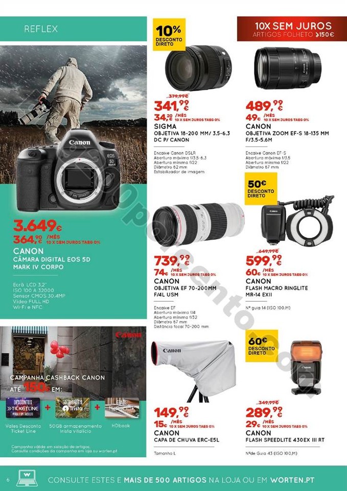 Antevisão Folheto Extra WORTEN Fotografia promoç