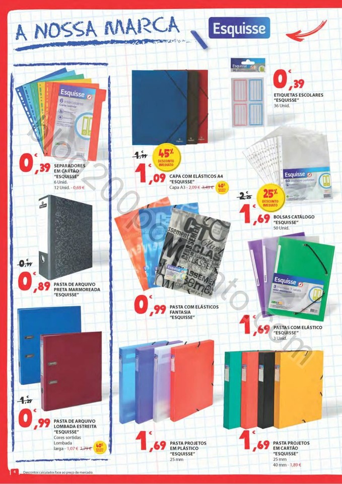 Antevisão Folheto E-LECLERC Regresso às aulas de