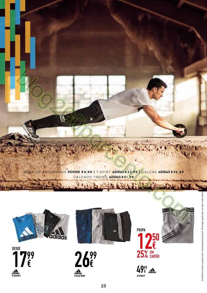 Novo Folheto SPORT ZONE promoções de 28 março a