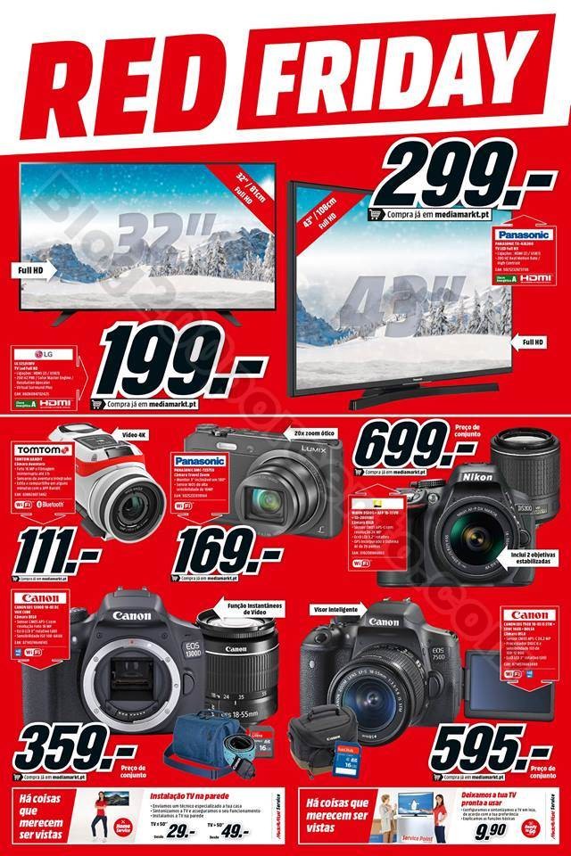 Antevisão Folheto MEDIA MARKT Red Friday promoç