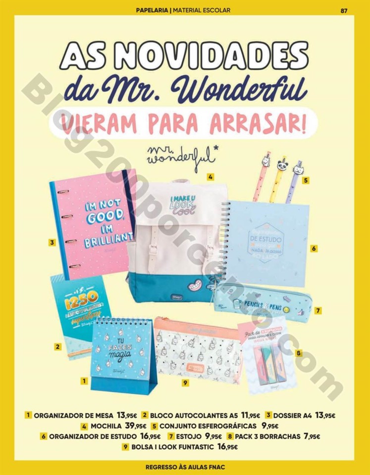 Antevisão Folheto FNAC Regresso às aulas promoç